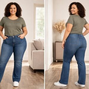 Wrangler “As Real As” Classic Fit Bootcut Jeans – Women’s Plus Size 18×32